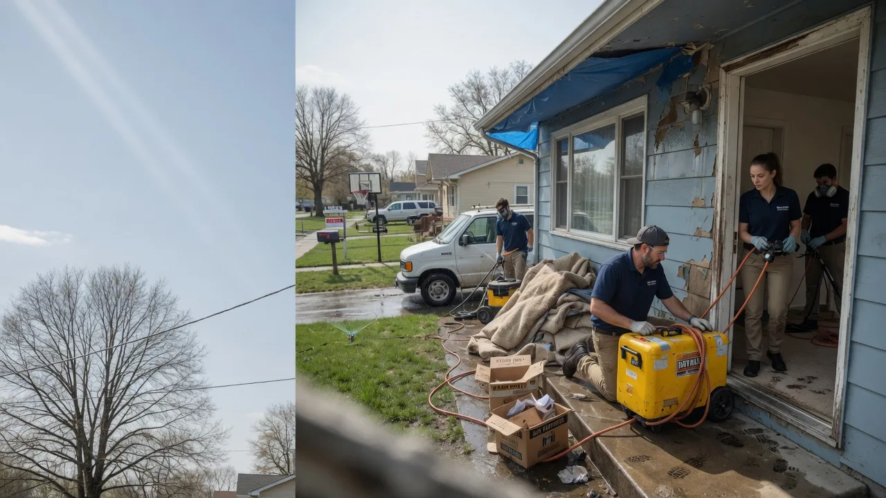 Basement Flood Cleanup in Agra, OK near me